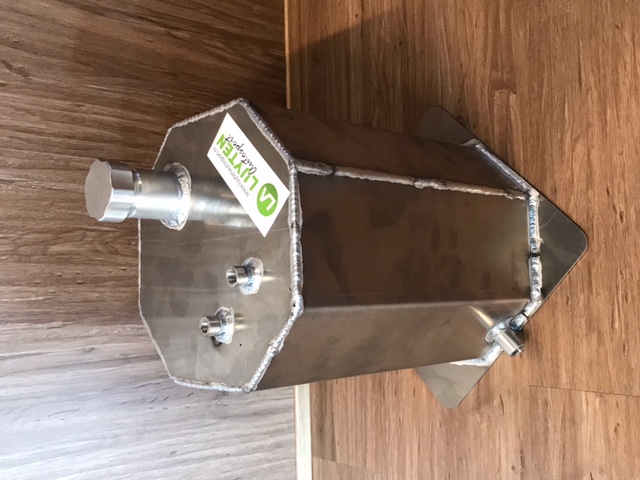 Aluminium brandstoftank 12.5 L